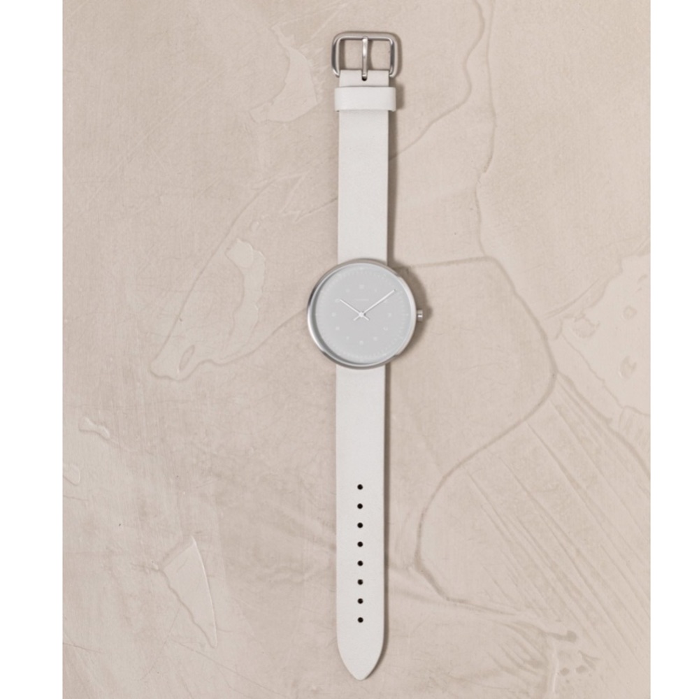 The Horse Minimal 34mm Soft Grey Watch